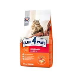 Сухий корм для котів Club 4 Paws з ефектом виведення шерсті, 300 г