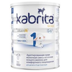 Адаптированная сухая молочная смесь на козьем молоке Kabrita 1 Gold, 800 г