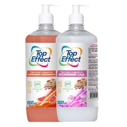 Мыло жидкое Top Effect с ароматом Тропический грейпфрут, с дозатором, 1 л