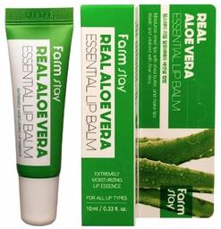 Бальзам для губ FarmStay Real Aloe Vera Essential Lip Balm Алоэ, 10 мл