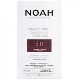 Фарба для волосся Noah Color, відтінок 3.0 (темно-русявий), 140 мл (109782)