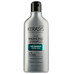Балансирующий шампунь Kerasys Hair Clinic Anti-Dandruff Peppermint Leaf Extract, 180 мл