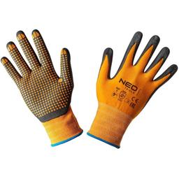 Перчатки рабочие Neo Tools нитриловое покрытие размер 9 оранжевые (97-621-9)