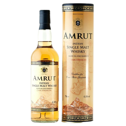 Віскі Amrut Cask Strength Single Malt Indian Whiskey, у тубусі, 61,8%, 0,7 л