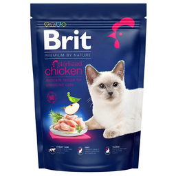 Сухий корм для стерилізованих котів Brit Premium by Nature Cat Sterilised, 800 г (з куркою)