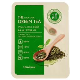 Маска тканинна для обличчя Tony Moly The Chok Chok Green Tea Watery Зелений чай, 20 г