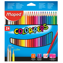 Олівці кольорові Maped Color peps Classic, 24 шт. (MP.183224)