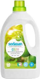 Органічний рідкий засіб Sodasan Color для прання кольорових і чорних тканин, 1,5 л