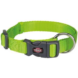 Нашийник для собак Trixie Premium, нейлон, S-M, 30-45х1.5 см, яскраво-зелений
