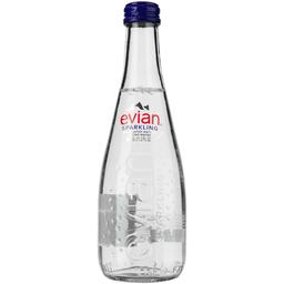 Вода минеральная Evian газированная стекло 0.33 л (38591)