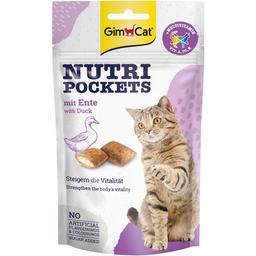 Лакомство для кошек GimCat Nutri Pockets Duck&Multivitamin с уткой, 60 г