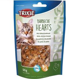 Лакомство для кошек Trixie Premio Barbecue Hearts, с куриной грудкой, 50 г (42703)