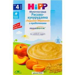 Молочная каша HiPP Рисово-кукурузная Персик-Абрикос 250 г