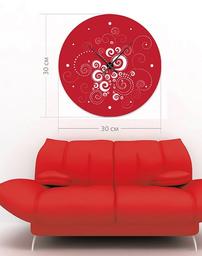 Настенные часы Art-Life Collection, 30х30 см, красный (1A-13-30x30_pr)