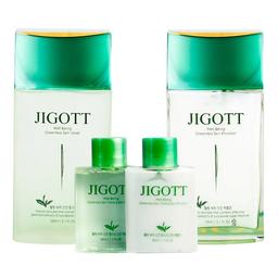 Мужской набор для лица с экстрактом зеленого чая Jigott Well-Being Green Tea Homme Skin Care 2Set
