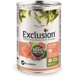 Влажный корм для взрослых собак всех пород Exclusion Noble Grain Adult Salmon All Breed, с лососем, 400 г