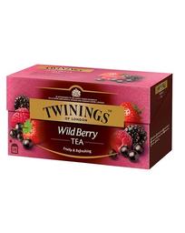 Чай чорний Twinings Wild berries, 25 пакетиків (828044)
