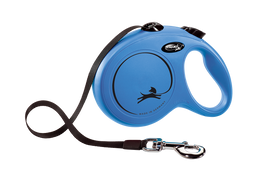Поводок-рулетка Flexi Classic L, для собак до 50 кг, лента 5 м, синий (CL30T5.251.BL.20)