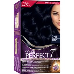 Стойкая крем-краска для волос Wella Color Perfect 2/8 Сине-черный (4064666598260)
