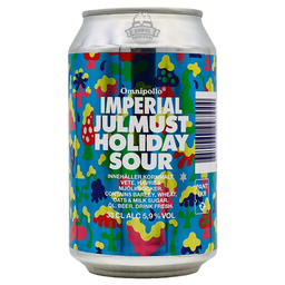 Пиво Omnipollo Imperial Julmust Holiday Sour, напівтемне, нефільтроване, 5,9%, з/б, 0,33 л (R4767)