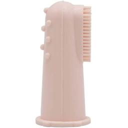 Силіконова зубна щітка Difrax масажна Pink (377 Pink)