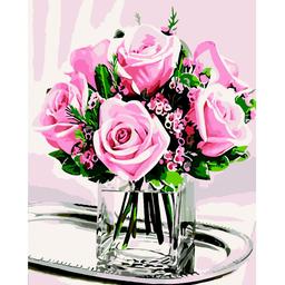 Картина за номерами ZiBi Art Line Зефірні троянди 40х50 см (ZB.64133)