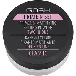 Основа под макияж пудровая Gosh Prime'n Set Primer & Mattifying Setting Powder 2 in 1 рассыпчатая, 001 Classic, 7 г