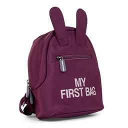 Детский рюкзак Childhome My first bag, баклажан (CWKIDBAU)