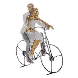 Фігурка декоративна Lefard Пара на велосипеді, 26х12,5х26,5 см (192-072)