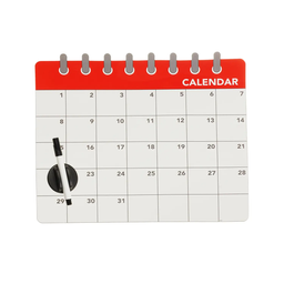 Доска-календарь для холодильника Supretto, магнитная, красный (7288)