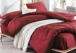 Комплект постельного белья Eponj Home Paint D.Boya Bordo, ранфорс, евростандарт, бордовый, 4 предмета (svt-2000022293440)