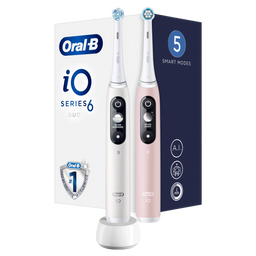 Электрическая зубная щетка Oral-B iO Series 6 Duo iOM6d.2I6.1, 3753+дополнительная ручка
