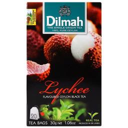 Чай чорний Dilmah Lychee, 30 г (20 шт. х 1.5 г) (896866)
