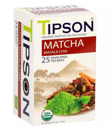 Чай Tipson Матча з масала, 37,5 г (828035)