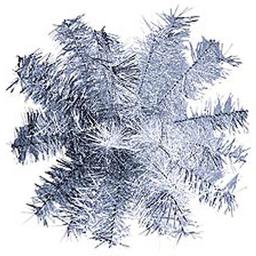 Куля-сніжинка Novogod'ko середній срібляста (980459)