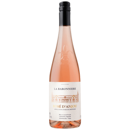 Вино La Baronniere Rose d'Anjou, рожеве, сухе, 11%, 0,75 л (718535)