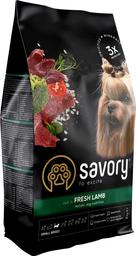 Сухий корм для собак малих порід Savory Breeds rich in Fresh Lamb, зі свіжим м'ясом ягняти, 3 кг