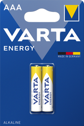 Батарейка Varta Energy AAA Bli 2, 2 шт. (4103229412)