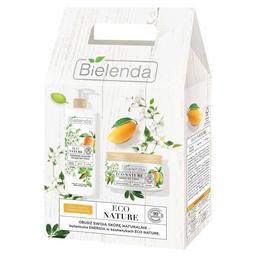 Подарочный набор Bielenda Eco Nature: молочко для душа 400 мл + масло для тела 250 мл