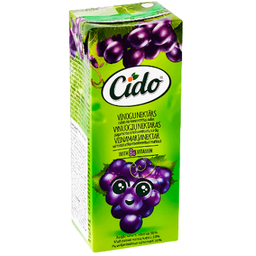 Нектар Cido Виноградний 50% +B6, 200 мл