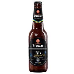 Пиво Volynski Browar Lviv Lifeguard, світле, нефільтроване, 7%, 0,35 л