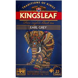 Чай чорний Kingsleaf Earl grey 50 г (25 шт. х 2 г) (843104)