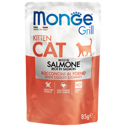 Вологий корм Monge Cat Grill Kitten лосось, 85 г (70013604)