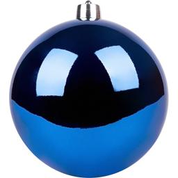 Новогодняя игрушка Novogod'ko Шар 25 cм глянцевая синяя (974079)