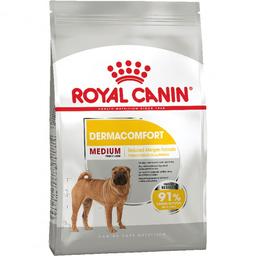Сухой корм для собак средних пород с чувствительной кожей Royal Canin Medium Dermacomfort, 3 кг (2442010)
