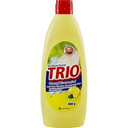 Засіб для миття посуду Trio Anti-bacterial Лимон, 400 мл