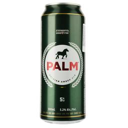 Пиво Palm, светлое, фильтрованное, 5,2%, ж/б, 0,5 л