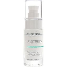 Концентрат для шкіри навколо очей та шиї Christina Unstress Eye and Neck Concentrate 30 мл