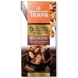 Шоколад черний Trapa Intenso, с миндалем, 175 г