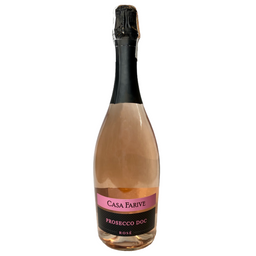 Вино ігристе Casa Farive Prosecco DOC Rose Brut, рожеве, сухе, 0,75 л